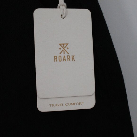 NWT Roark Pants Mens 29 Black Drawstring Layover Traveler Pant - Picture 3 of 16